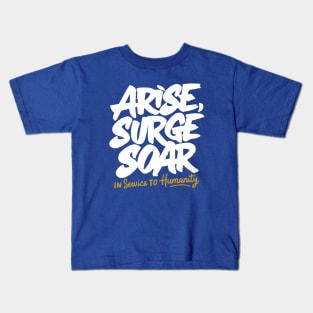 Arise and Render Service to Humanity - Baha'i Faith Kids T-Shirt